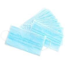 China Lint Free Disposable Face Mask , Disposable Blue Mask High Level Protection factory