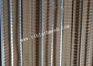China Jf0704 0.6m Width Galvanized Lath Mesh , High Rib Lath For Industrial Building factory