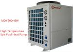 Meeting High Temperature Spa Swimming Pool Machine , 21 KW Air Source Heat Pump