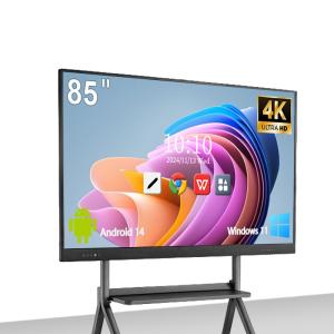China 86'' Smart Board School Teaching Interact LCD Panel Digital Flat Interactive Touch Panel factory