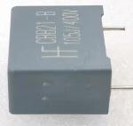 Gray Waterproof Metalized Film Capacitor Anti Interference Length 1.8cm