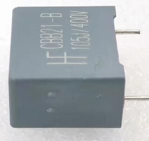 China Gray Waterproof Metalized Film Capacitor Anti Interference Length 1.8cm factory