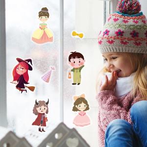 China Repositionable Dress Up Reusable Sticker Book 4 Themes For Toddler factory