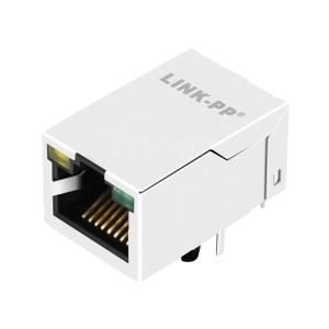 China LPJM17390BGNL 2.5G Base-T Tab up RJ45 Female Connector Yellow/Green Led factory