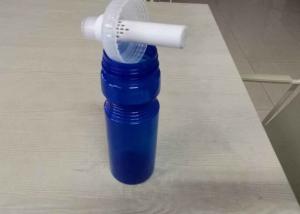 China Blue Round Water Filter Bottle With Carbon Block Filter , FDA Certificate factory