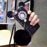 Buy cheap Soft TPU Glitter Pearl Hairball Strap Cell Phone Case Cover for iPhone 7 6s Plus from wholesalers