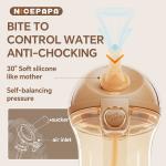 V-shaped anti-choking PPSU heat-resistant flip-cap water cup protects kids with