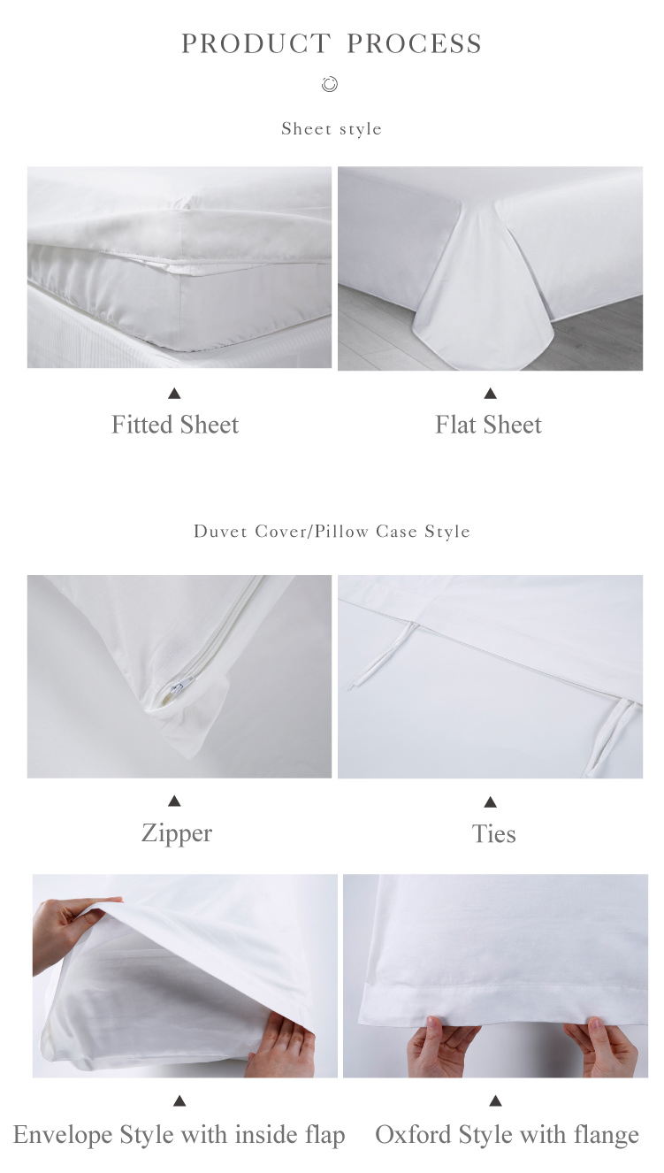 100% Cotton 200TC Hotel Bed 4-Piece Comforter Sets Bedding Luxury for Kids/Adults