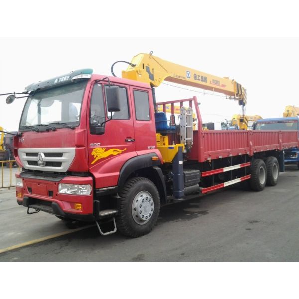 China Sinotruk Howo Xcmg 12 Tons Lorry Mounted Crane 6x4 Straight Arm 17m With Warranty factory