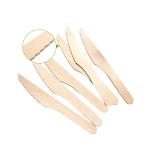 Wheature Disposable Wood Pocket Knife Fruit Knife With Wood Handle Wooden Knife