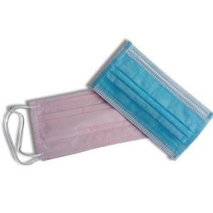 China Disposable Medical Face Mask 3 Ply Non Woven Breathable With Earloop factory