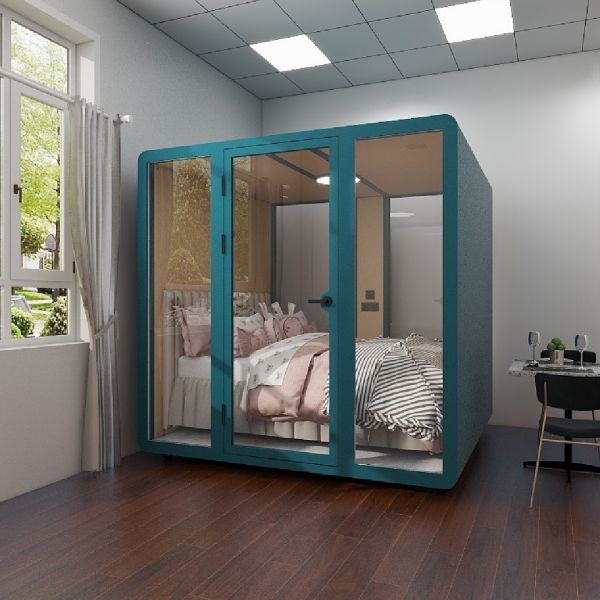 China Fully Enclosed Soundproof Sleeping Pod Portable Modular Capsule House factory
