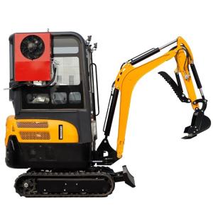 China Gradeability 30° Small Hydraulic Excavator Bucket Capacity 0.04m3 Track Width 180mm factory