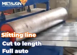 China Fully Automatic Cutting And Slitting Machine &amp; CTL Recoiling Line 60m/Min factory