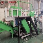 55kw Automatic Single Shaft Shredder For Larger Diameter Pipe Tanks