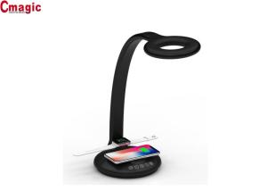 Smart Touch Control Qi Charging Lamp , Wireless Phone Charging Lamp Fast Charger