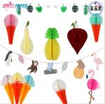 Paper Honeycomb, Beehive, Pineapple, Paper Crafts, Hotel Lobby Scene Decoration,