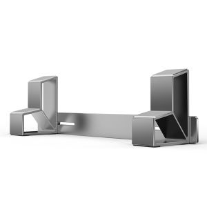 China 10.5degree Angle Adjustable Width Notebook Desk Stand For 17.3inch on sale