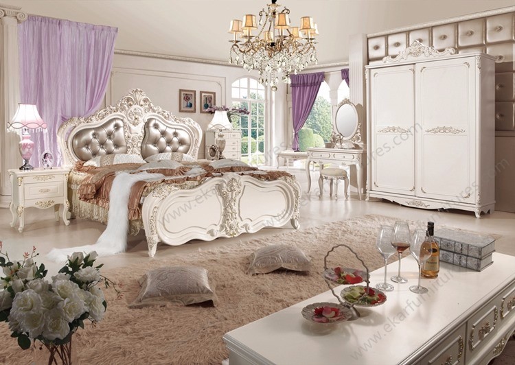 China bed making factory high quality fashionable king size bed 6018