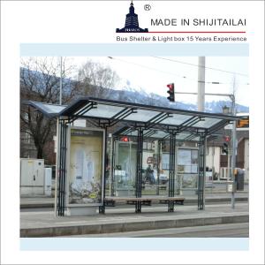 China ShiJiTaiLai H450mm Bench Aluminum Bus Shelter factory
