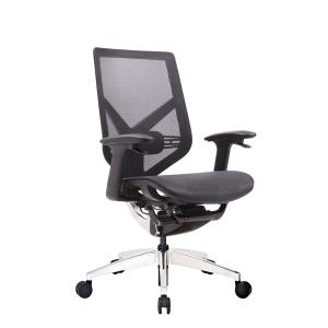 China Black PA Plastic Executive Swivel Chair Backrest Height adjustable Seating factory