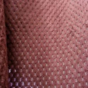 China Pink Burnout Velvet Fabric Velboa Polyester Fabric For Home Textile factory