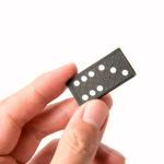 Melamine 28PCS Plastic Board Game Domino Set For Kid