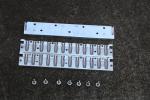 Double Color Ribbed Lipstick Production Line Mold With 12 Holes