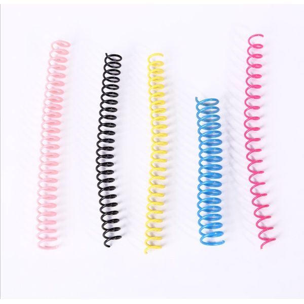 Stationery Use Notebook Plastic Coil Spiral Nylon Spiral Coil Rolls Single Loop Wires
