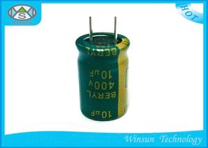 China Nominal Capacitance 10uf 400v Electrolytic Capacitor Low Impedance Radial Capacitor CD263 factory