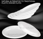 Compostable Clamshell Take Out Food Containers, Natural Disposable Bagasse, Eco