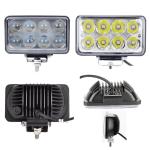 5x6 6 Inch 24W LED Work Light Square Spot/Flood for Off Road Vehicle Motorcycle