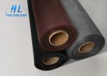 Black Grey Color 30m Per roll Fiberglass wire netting For Windows