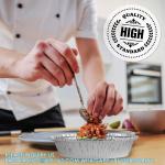 7.5" Inch Round Tin Foil Pans Disposable Aluminum, Freezer & Oven Safe - For