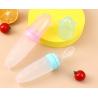 Buy cheap Baby silicone rice cereal spoon milk bottle squeeze feeding spoon child silicone from wholesalers