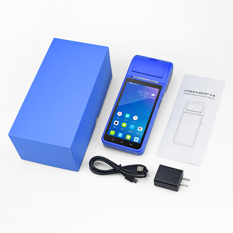 Handheld Mini Dual SIM Cards Payment Mobile POS Terminal All In One POS System with 2D Scanner