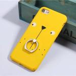 Scrub Hard PC Korea Style Funny Dog Finger Buckle Bracket Back Cover Cell Phone