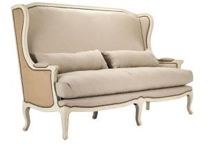 China antique sofa high back wing sofa wedding couch love seat decor sofa white stage royal factory