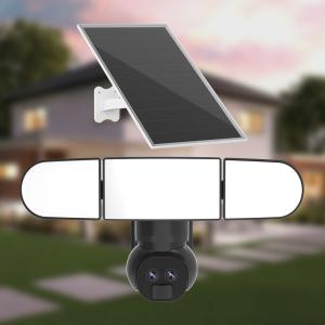China LTE Cellular Security Solar Dual Linkage Cameras 3.6mm 12mm Lens -20C-60C factory