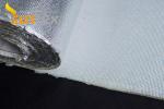 150C Heat Reflective 0.75mm Fabric Aluminum Foil Coated Glass Fiber Welding Fire