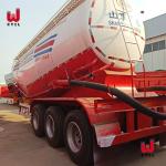 45cbm M3 Transport Bulk Cement Tanker Trailer Semi Carbon Steel