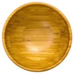 Organic Handmade Bamboo Wood Salad Bowl for 8inch x 4inch Diameter
