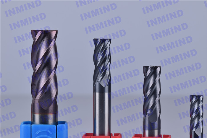 Corner Radius Carbide Milling Tools / Long Series End Mill For Stainless Steel