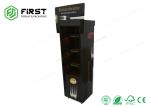 Promotional POP Custom Folding Cardboard Floor Shelf Display For Drinks