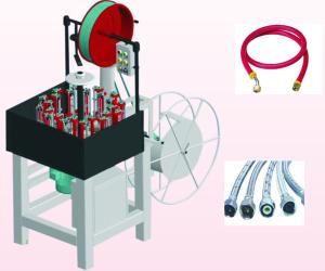 China 24 Spindles Pipe Production Line , Stainles Steel Hose Braiding Machine factory