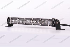 China 36W Single Row LED Offroad Light Bar 10 - 30V DC Flood LED Light Bar For Trucks factory