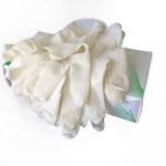 Surgical Non Powdered Latex Gloves Extra Grip 240mm Length White Color