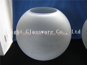 China frosted glass lamp shade, glass global cover factory