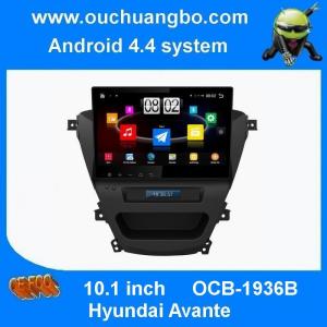 China Ouchuangbo Pure Android 4.4 10.1 inch Big Screen For Hyundai Avante Car Media Radio Stereo GPS Navigation free shipping factory