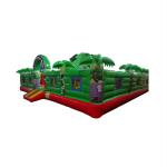 0.55mm PVC Inflatable Obstacle Course Jumper Bounce House Amusement Park